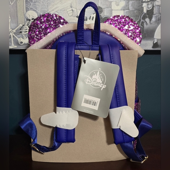 Loungefly Disney Parks Paris 30th Anniversary Sequin Backpack main image 4